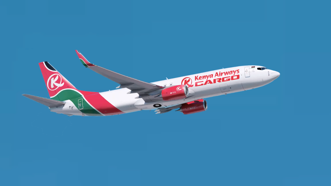 Kenya Airways Receives 1st Boeing 737-800 Freighter