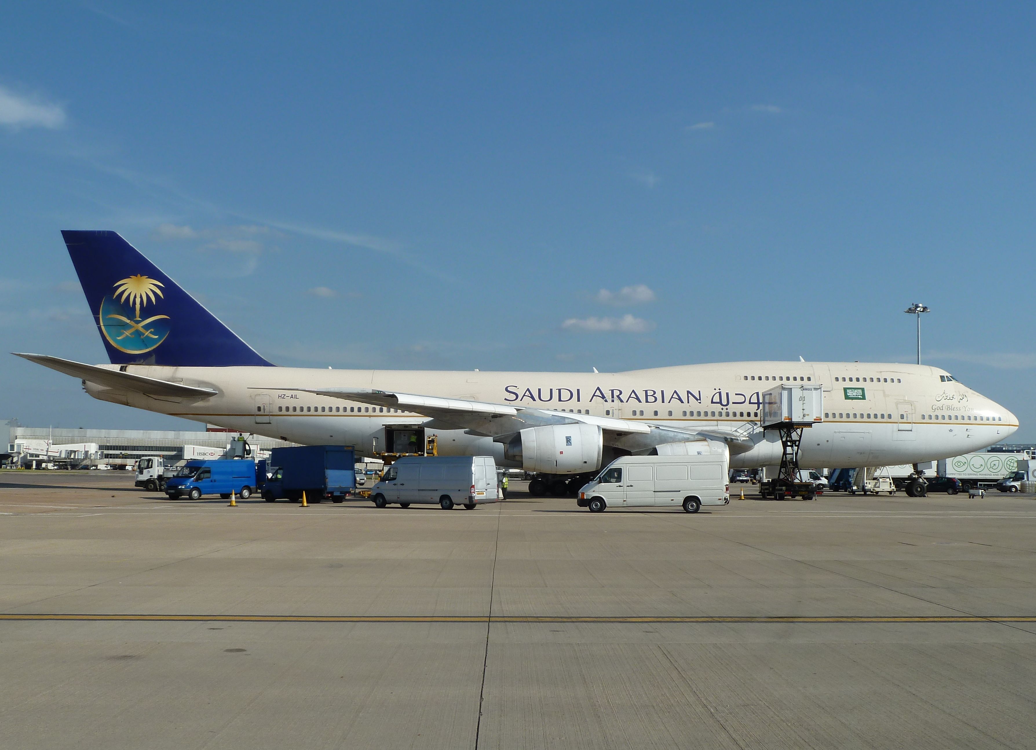 The Boeing 747-300 That Was Written Off After Taxiing Into A Ditch