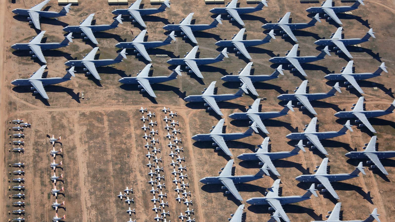 Why Unused Aircraft Are Typically Stored In The Desert