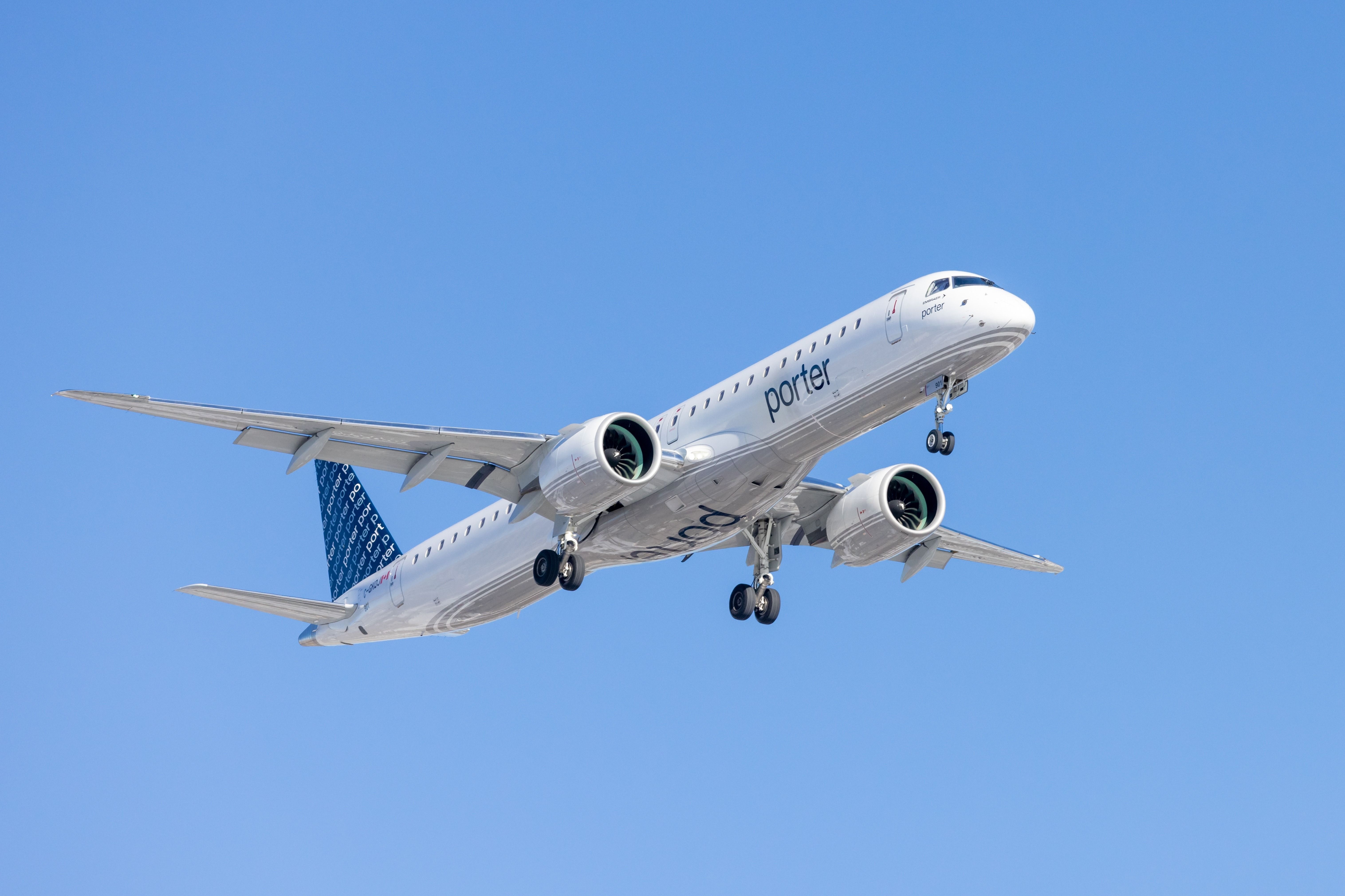 Porter Airlines Begins 2 Embraer E195-E2 Routes To Orlando Today