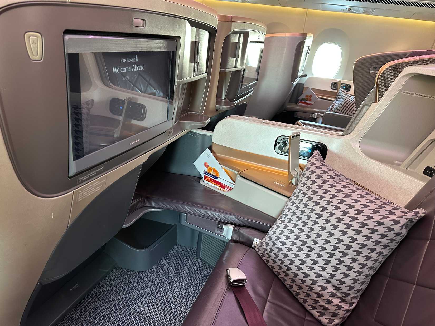 Singapore Airlines A350 Business Class