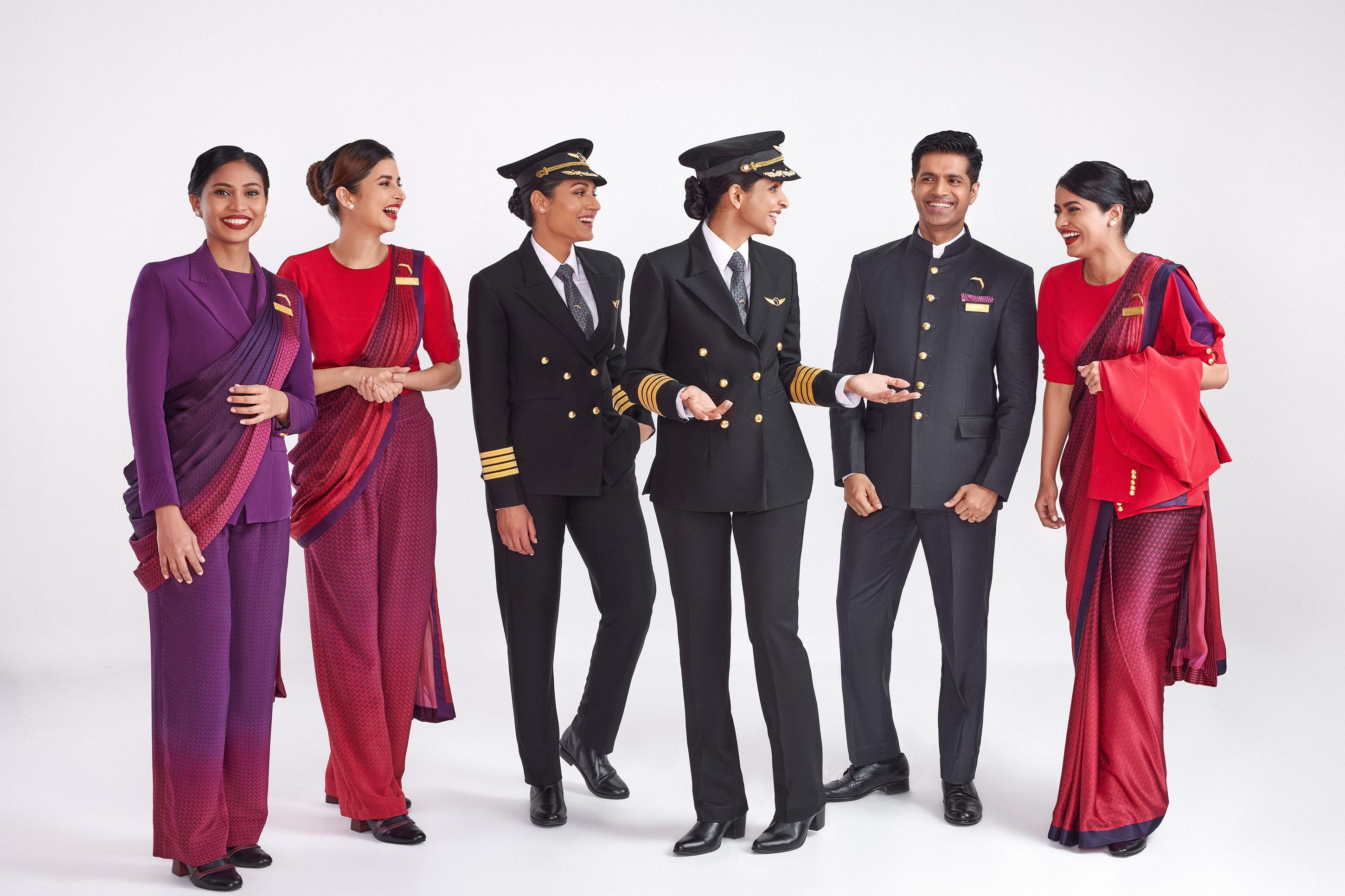 Air India Rebrand: New Uniforms Revealed Featuring Ombre Sarees