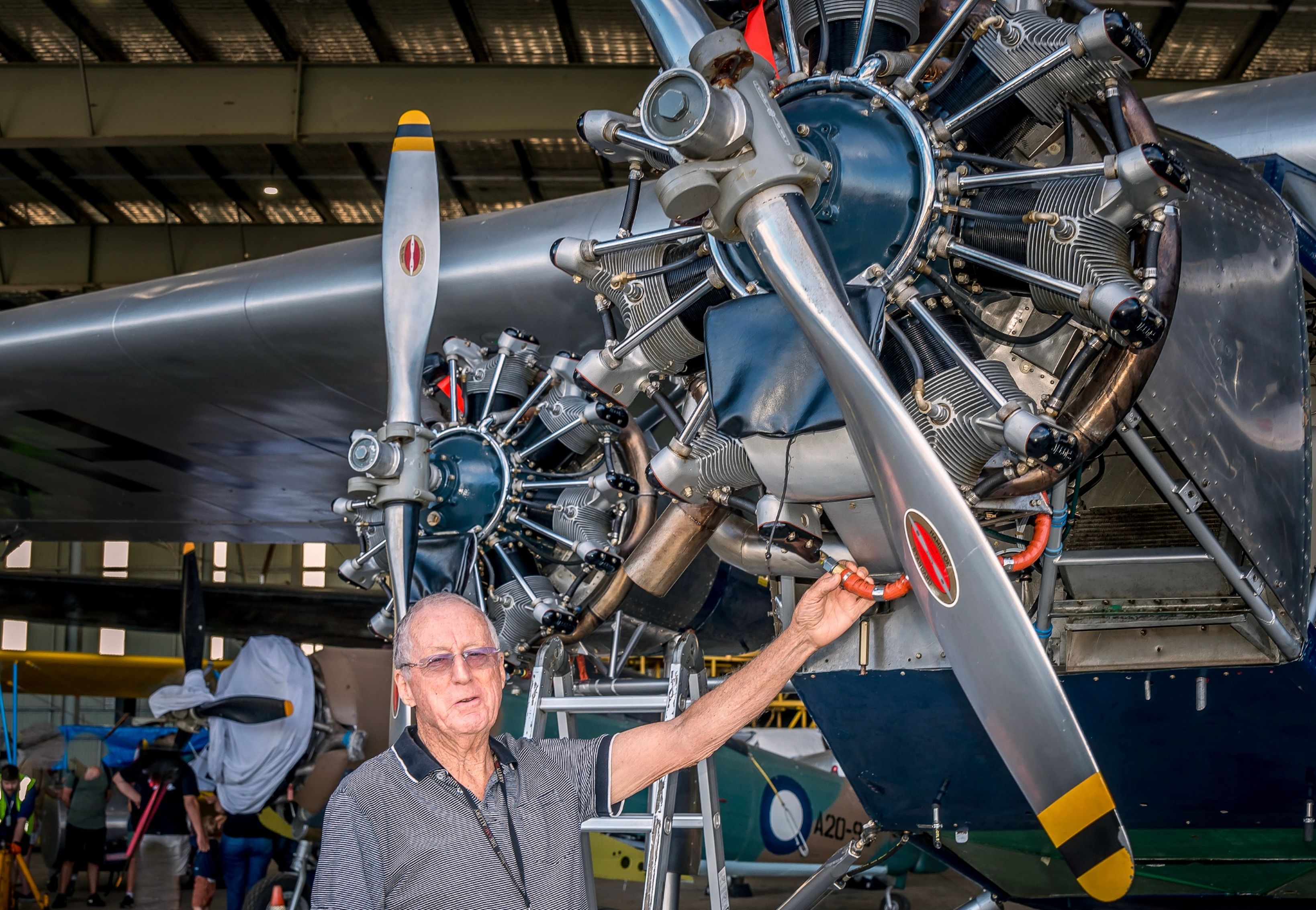 Smithy's Southern Cross Fokker FVIIB Replica Returns To Flight At HARS