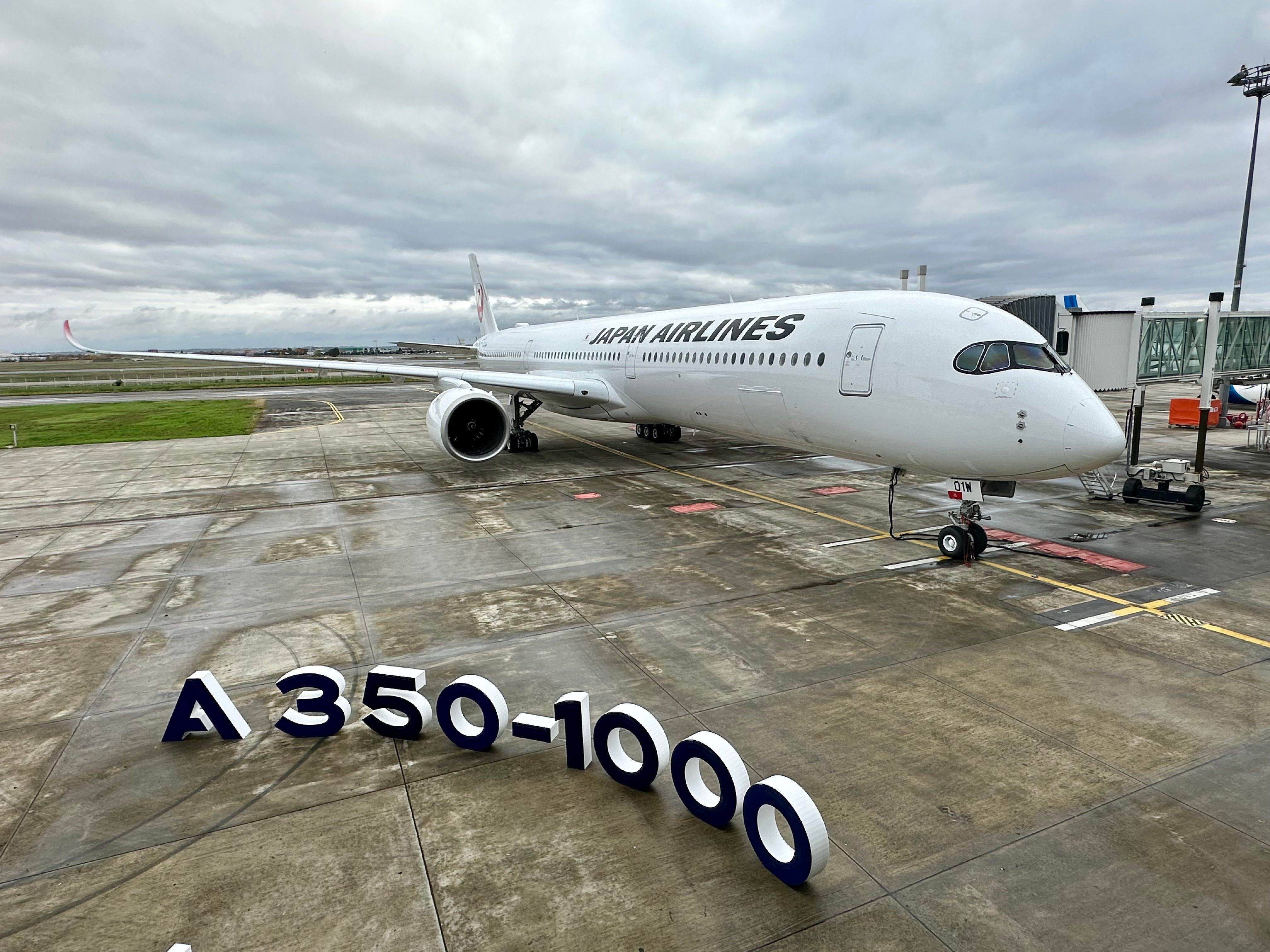 Japan Airlines First A350-1000 Departs Toulouse For Tokyo