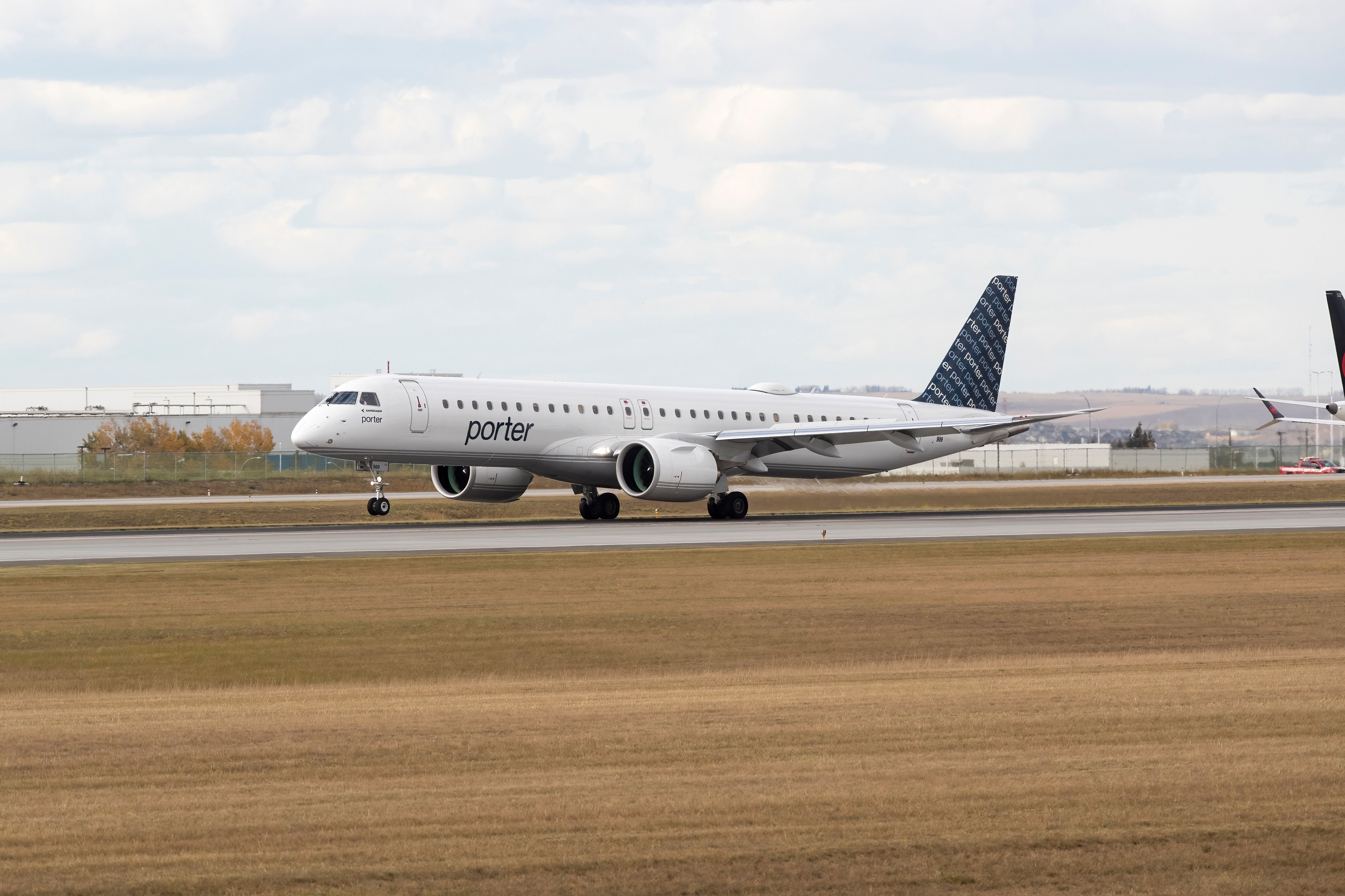 Porter Airlines Announces Another Domestic Embraer E195-E2 Route