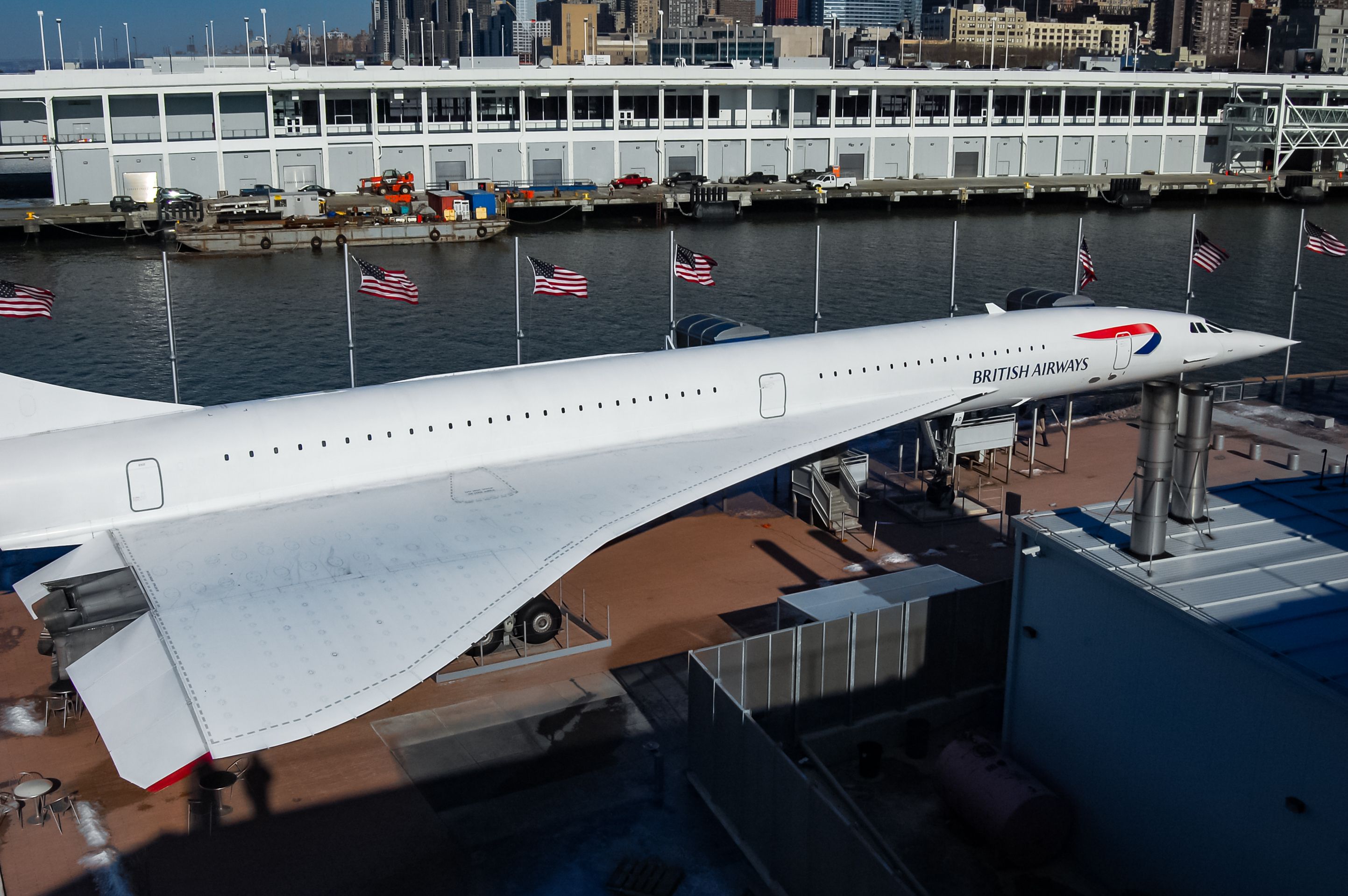 Back Home: Former British Airways Concorde Returned To Intrepid Museum In New York