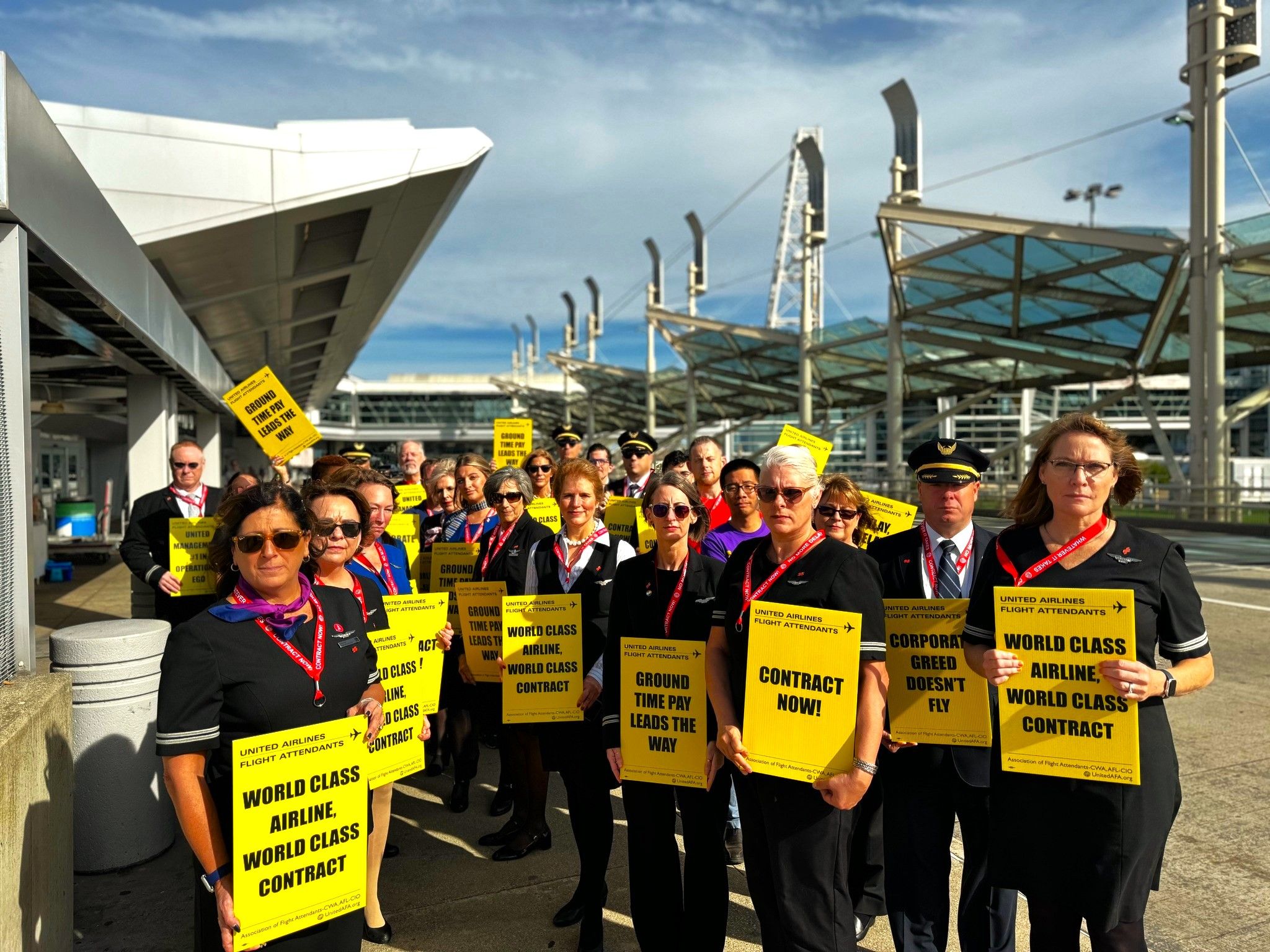 United Airlines Flight Attendants Plan 'Day Of Action' On December 14
