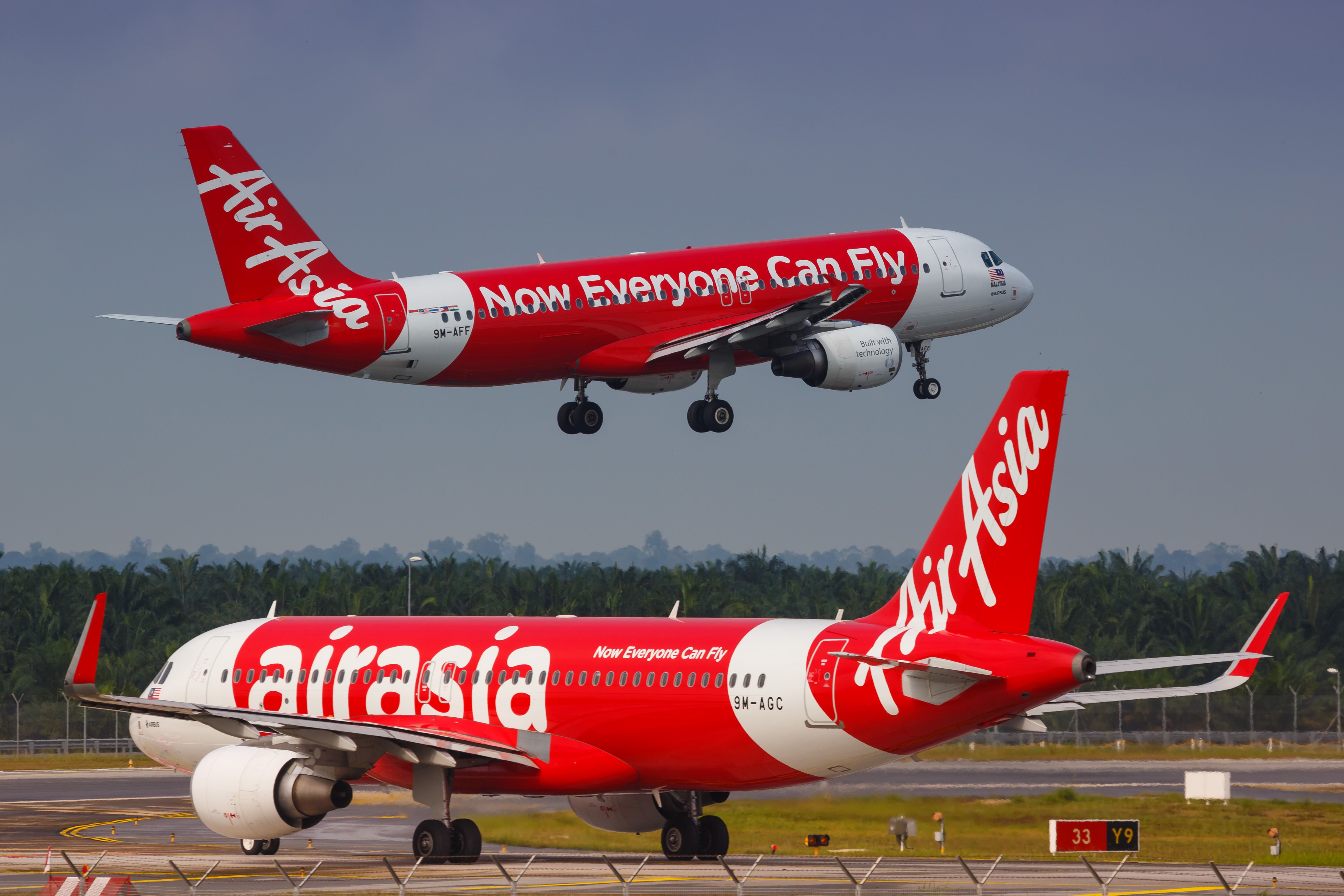 AirAsia Airbus A320s Return To Spiritual Home At KL Subang