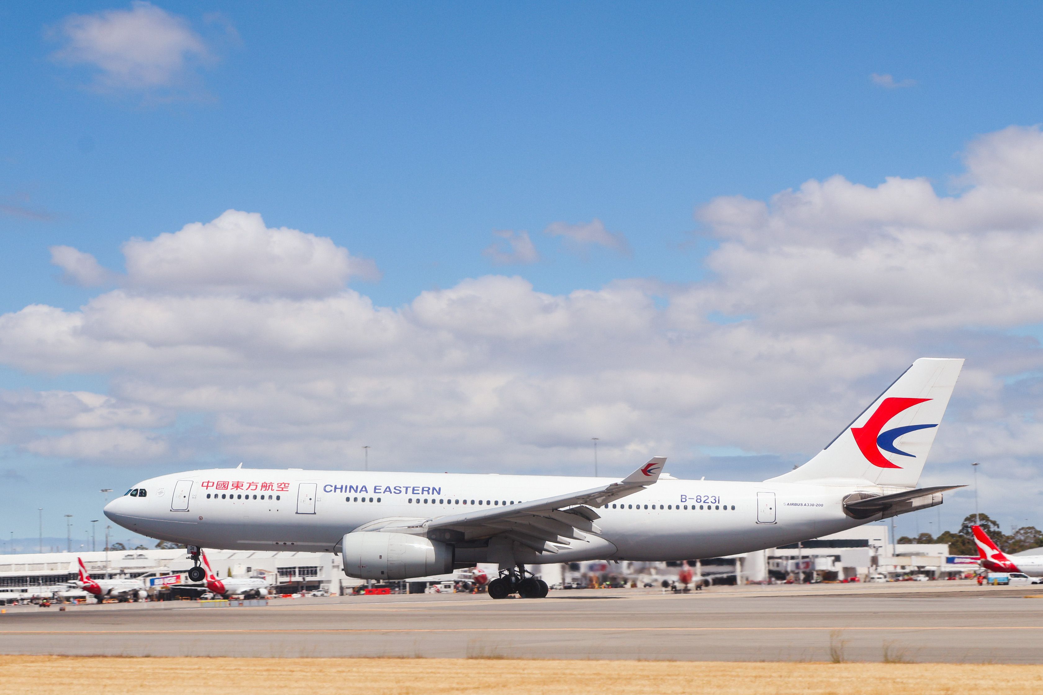 China Eastern Airbus A330 Brings Year Of The Dragon To Perth Airport