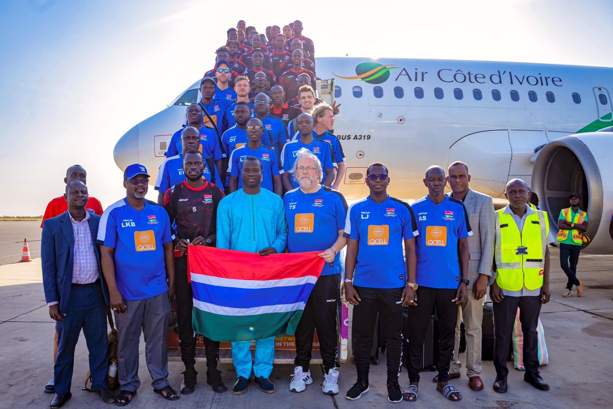 Gambian Football Team Pass Out As Air Cote d'Ivoire Dash 8 Fails To Pressurize