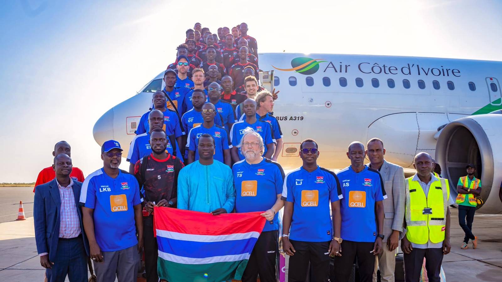 Gambian Football Team Pass Out As Air Cote d'Ivoire Dash 8 Fails To Pressurize