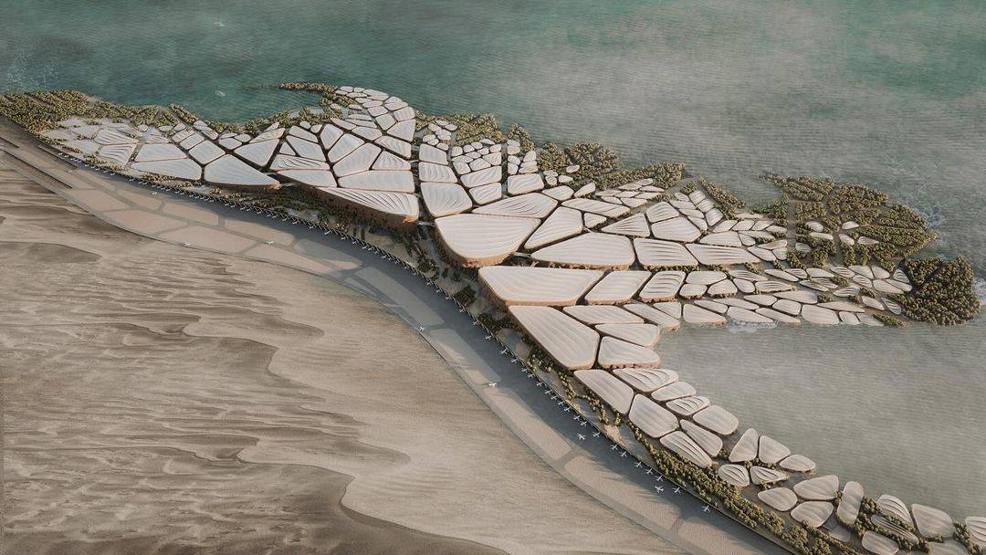 Woah: Architect Releases Renders For Neom Airport City In Saudi Arabia