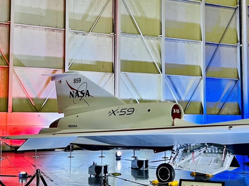 NASA and Lockheed Martin Unveil X-59 Supersonic Jet