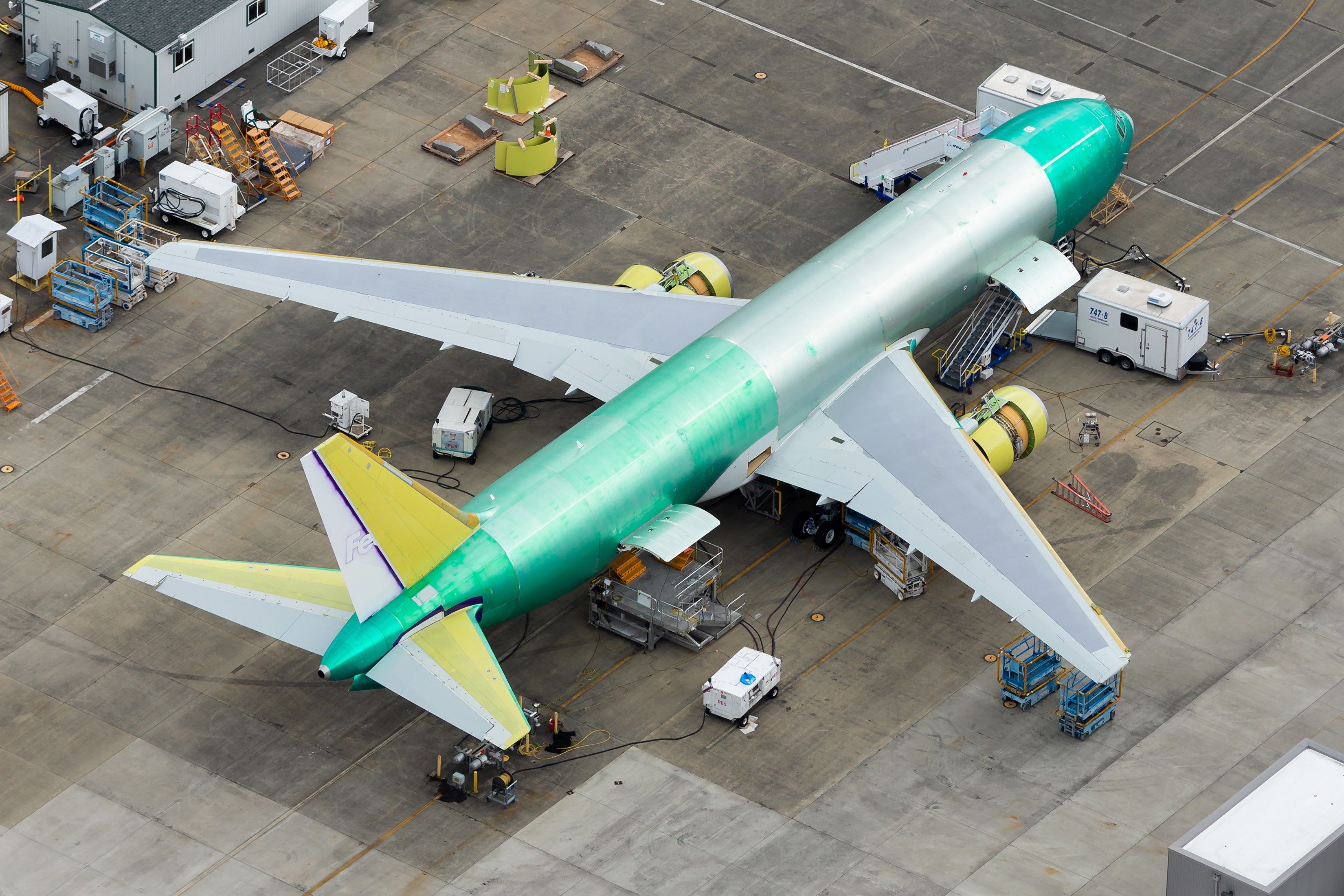 Why Are Newly Built Airplanes Green?