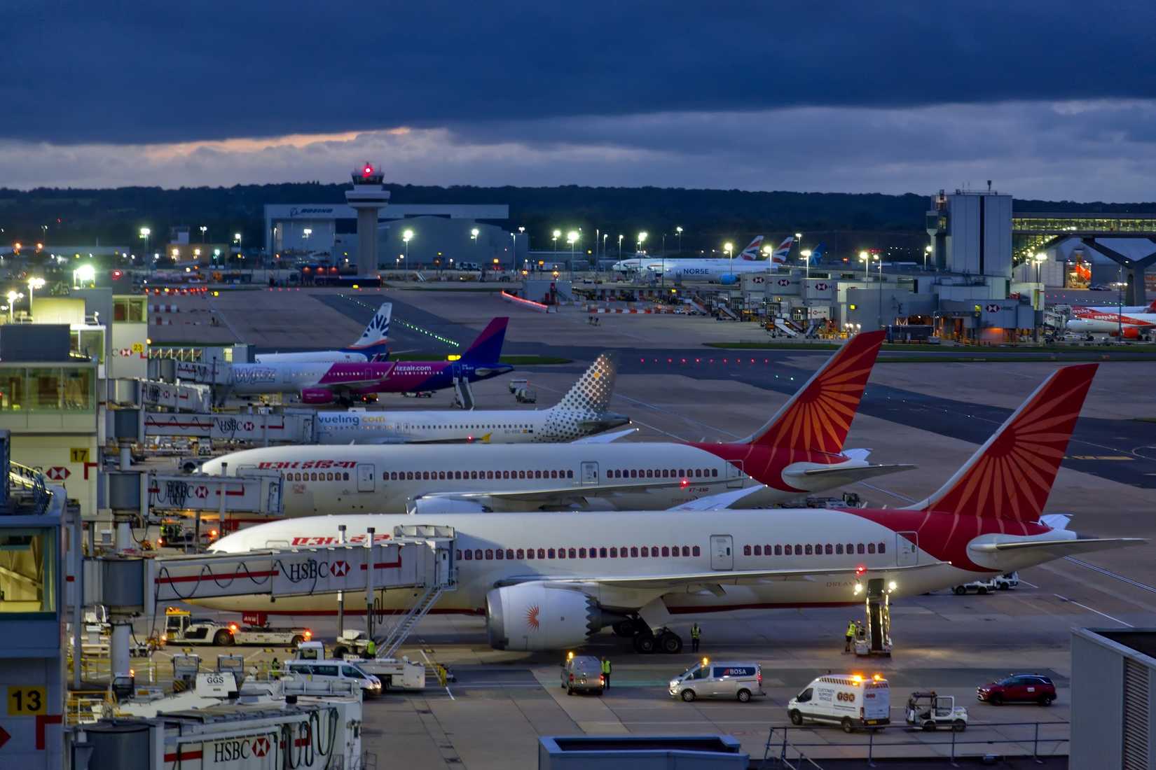 Air India 787s Gatwick shutterstock_2350860451