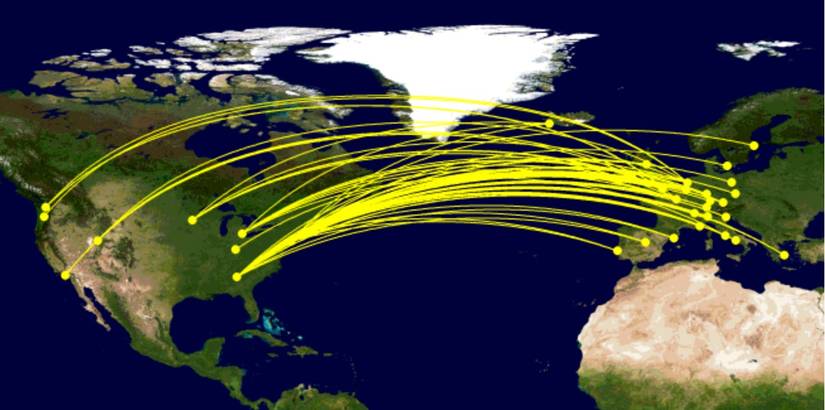 Europe. Flight Routing Delta Air Lines Is Planning Its Biggest European Summer Route Network Yet