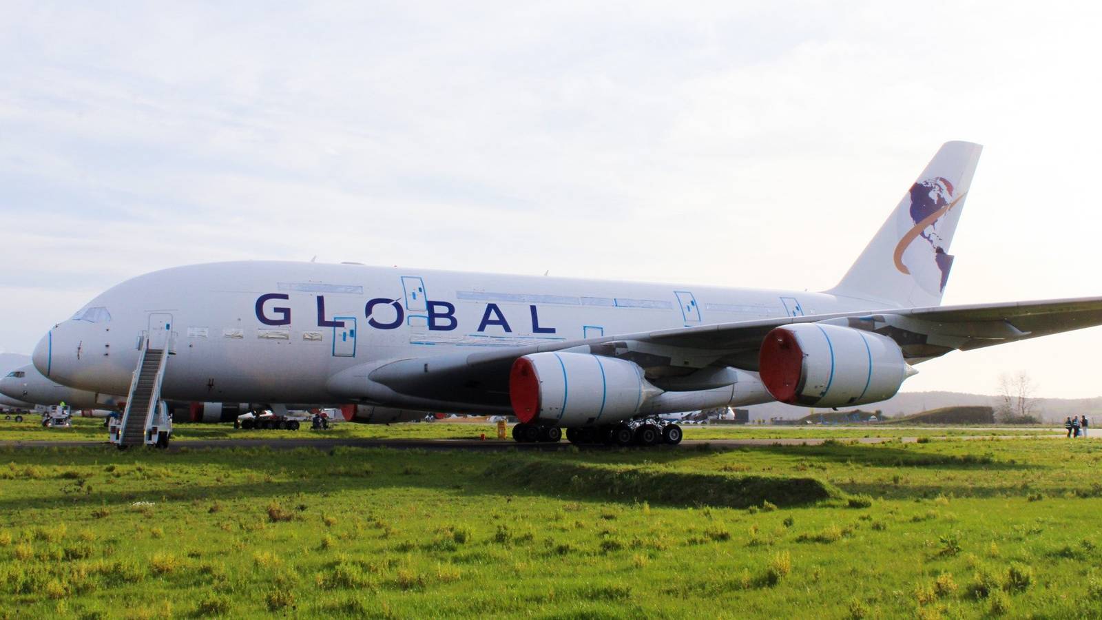 Global Airlines’ First Airbus A380 Performs Test Flight In California