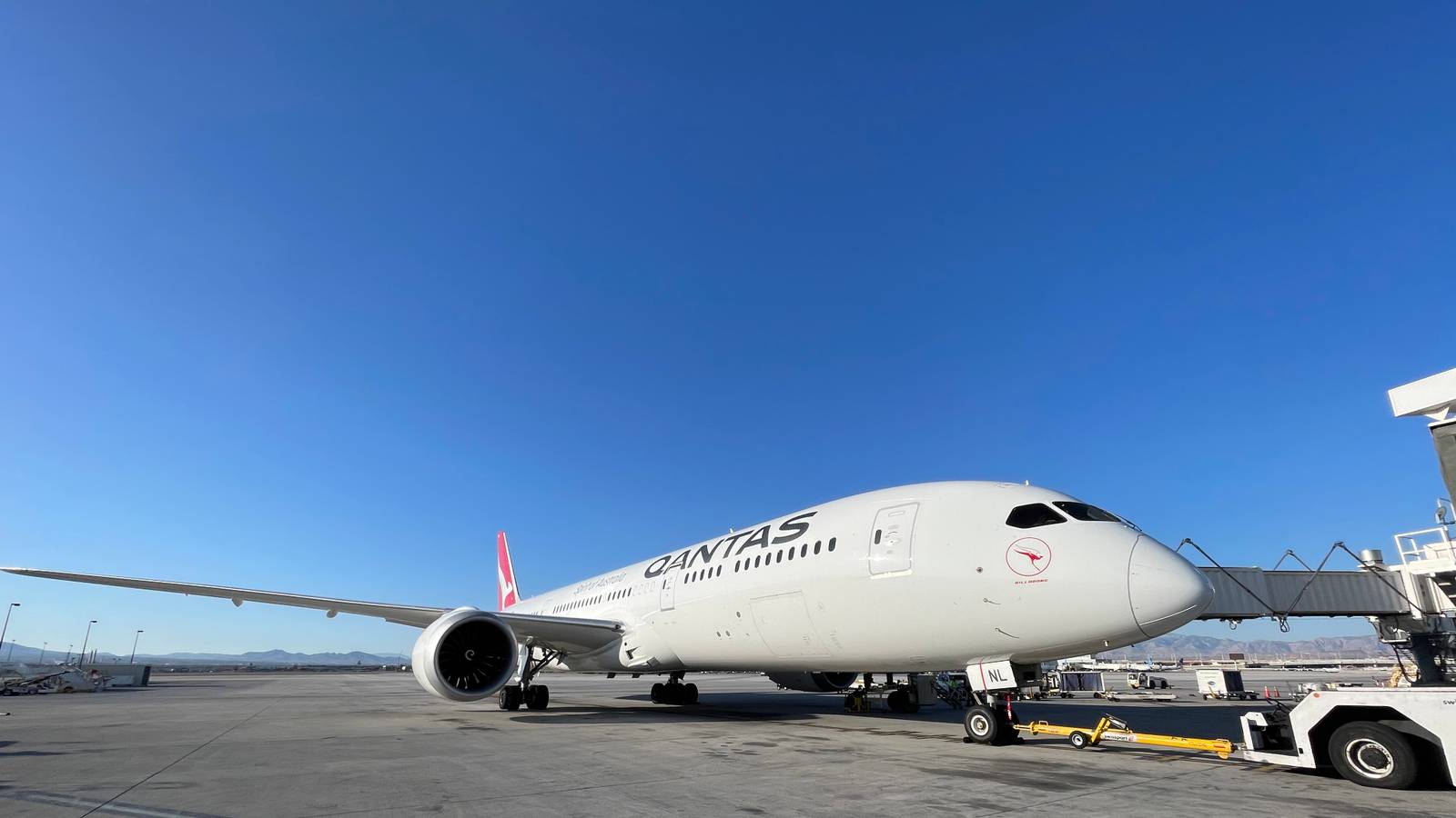 Harry Reid International Airport Welcomes 2 Qantas Charters For Rugby Games