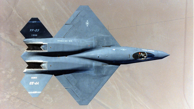 Northrop YF-23 Black Widow top view