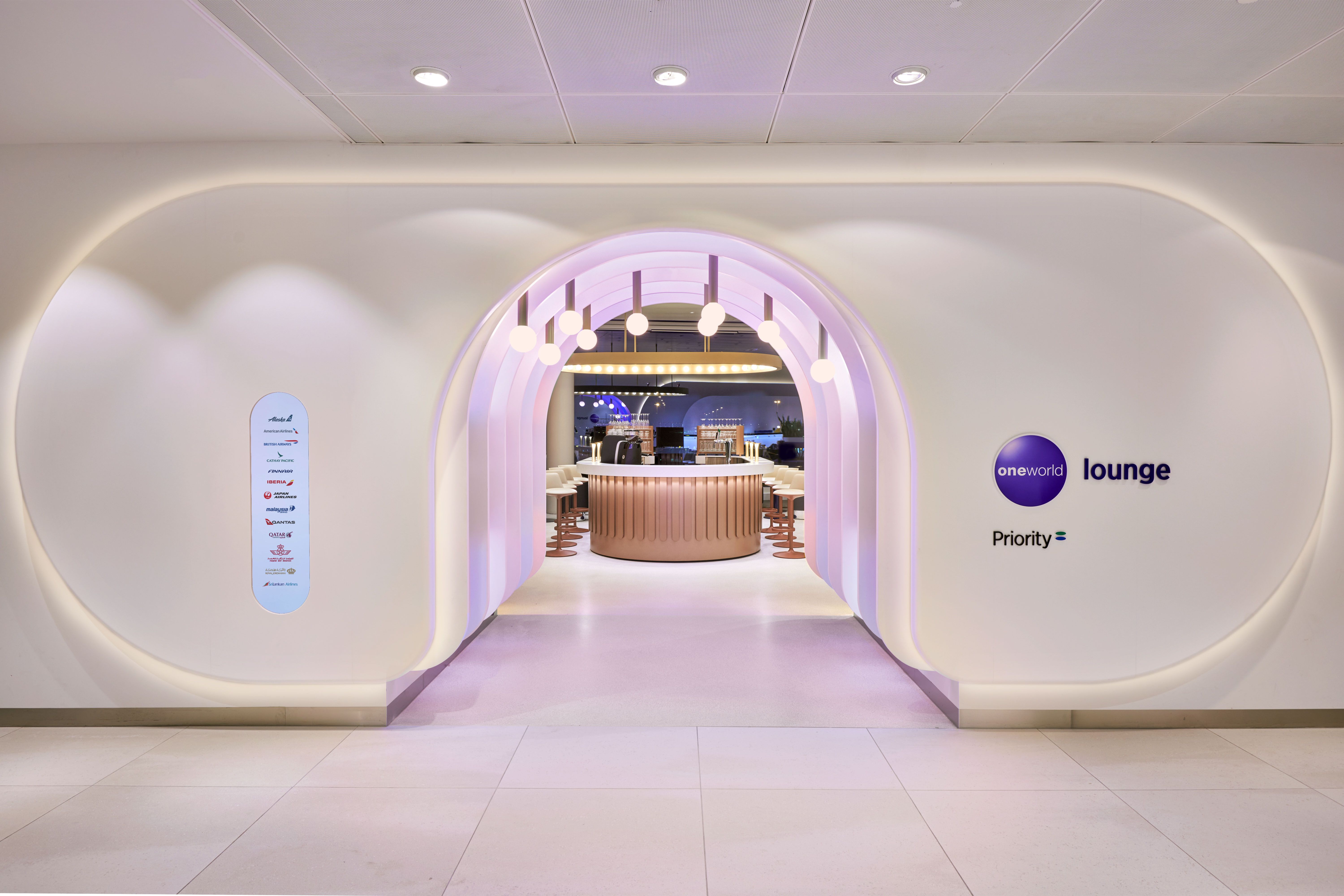 Review: oneworld's New "Travel Bright" Lounge At Amsterdam Schiphol Airport