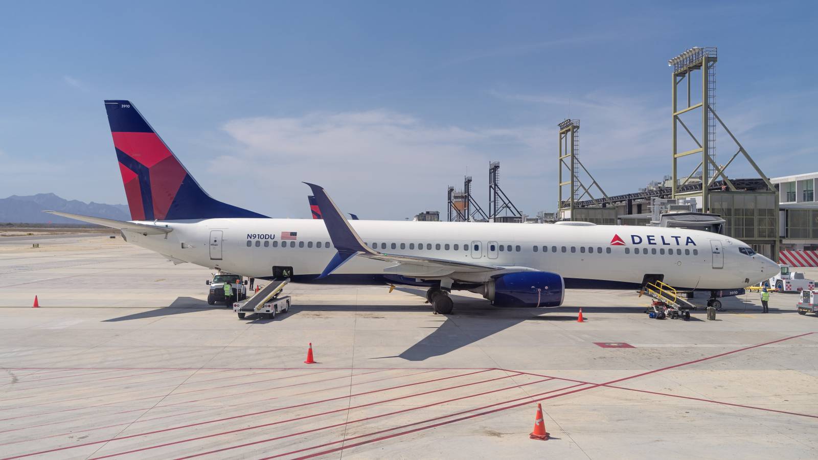Delta Air Lines Boeing 737 Damaged After Collision With Stairs Truck In The Cayman Islands