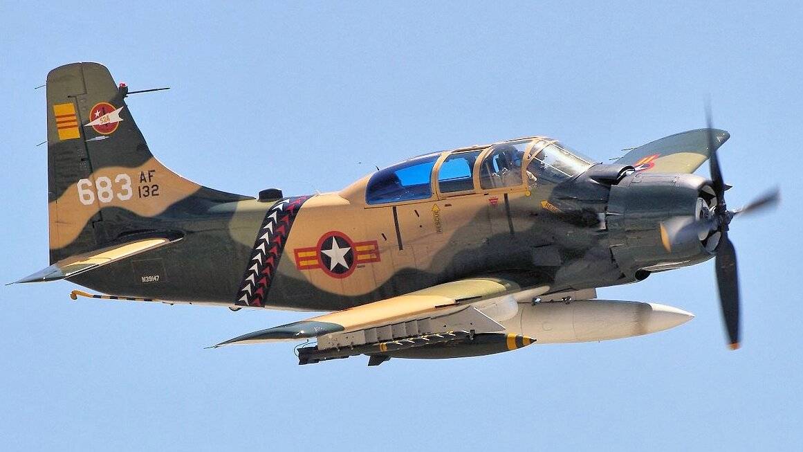 What Explains the Douglas A-1 Skyraider's Surprisingly Long Career?