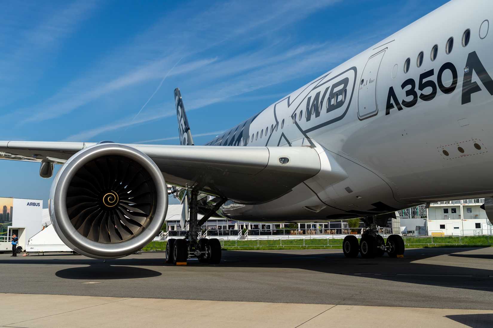 Airbus A350 in the manufacturer's livery