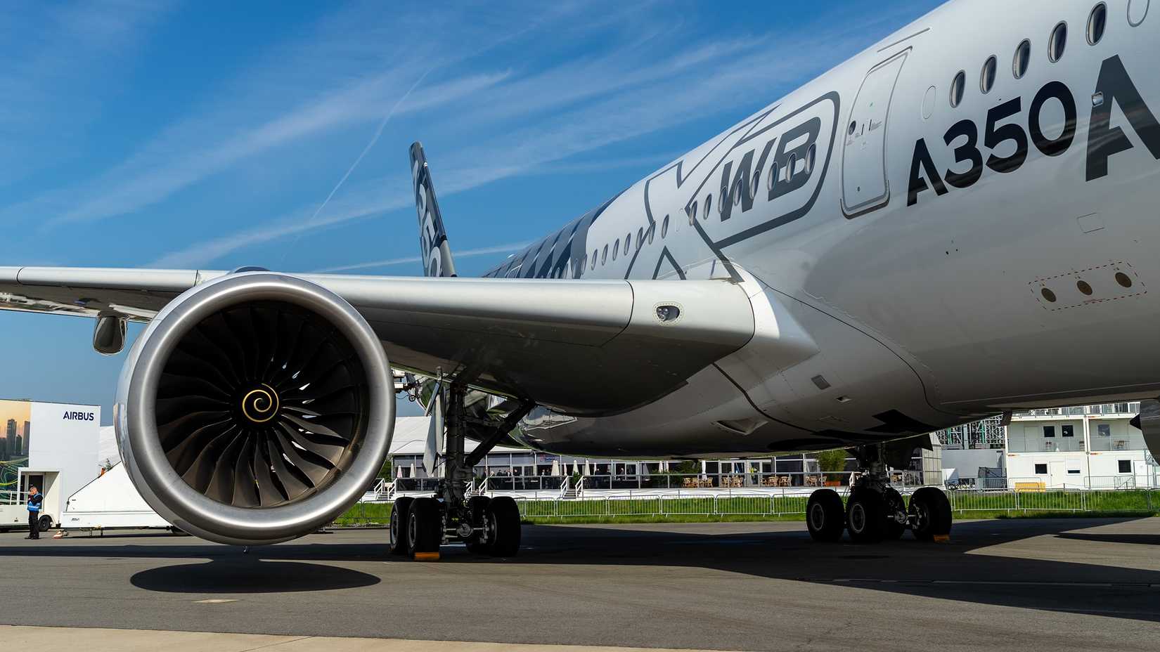 Airbus A350 in the manufacturer's livery 