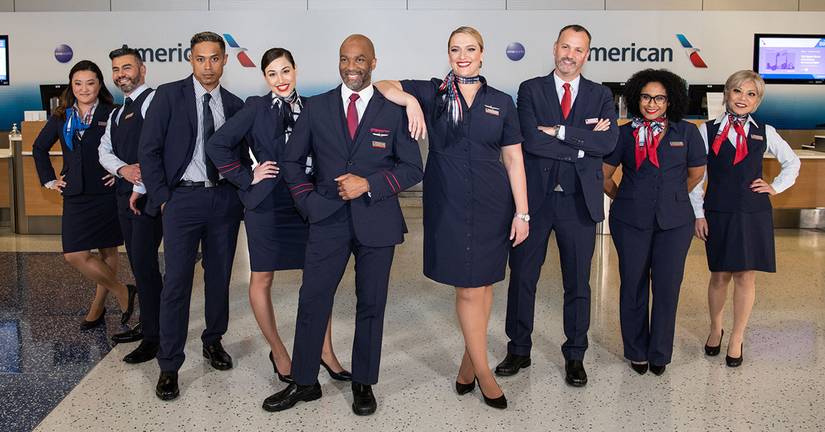 American Airlines cabin crew