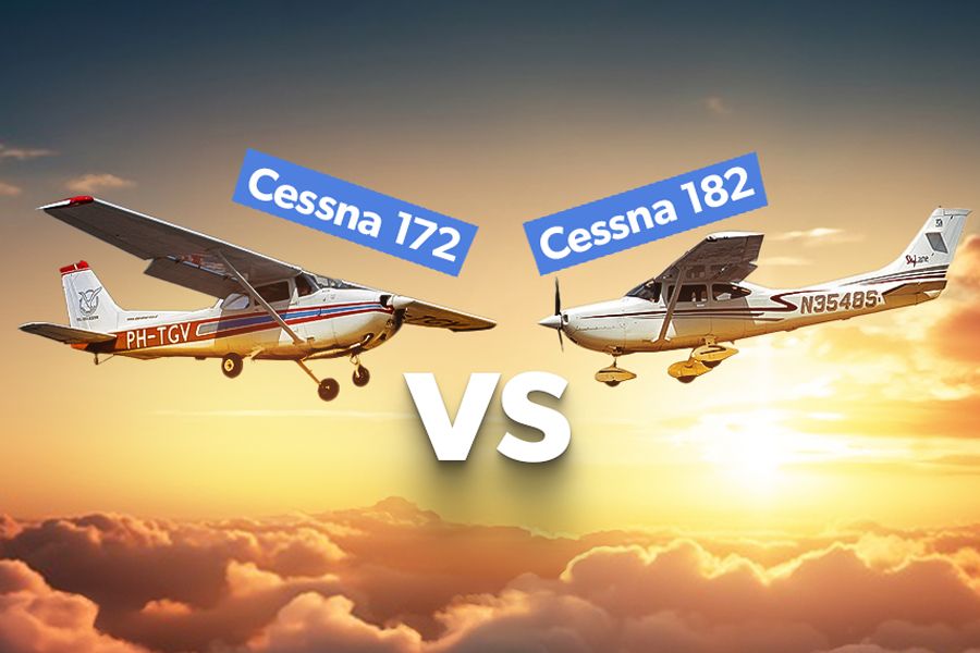 What Are The Differences Between The Cessna 172 And 182?