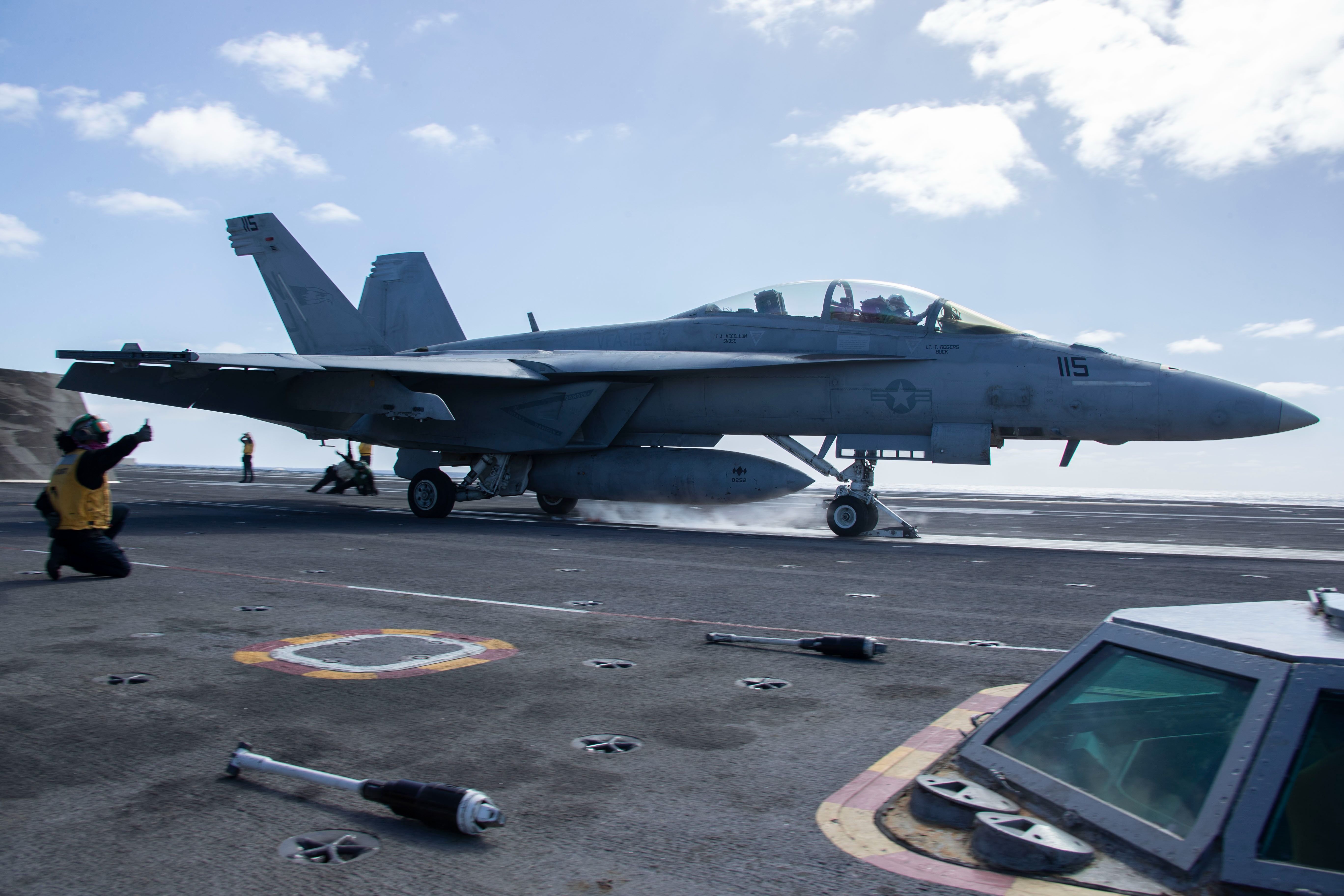 Armed US Navy F/A-18E Super Hornets Arrive In Jordan To Address Iran Threat