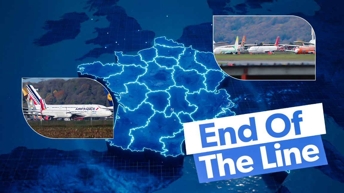 The End Of The Road: Inside The French Airport Where Planes Are Recycled