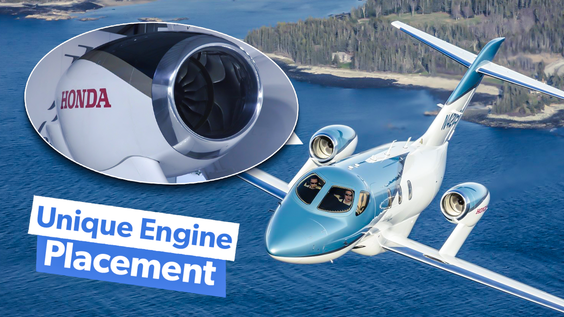Optimal Engine Placement: A Guide To The HondaJet's Unique Engine Layout