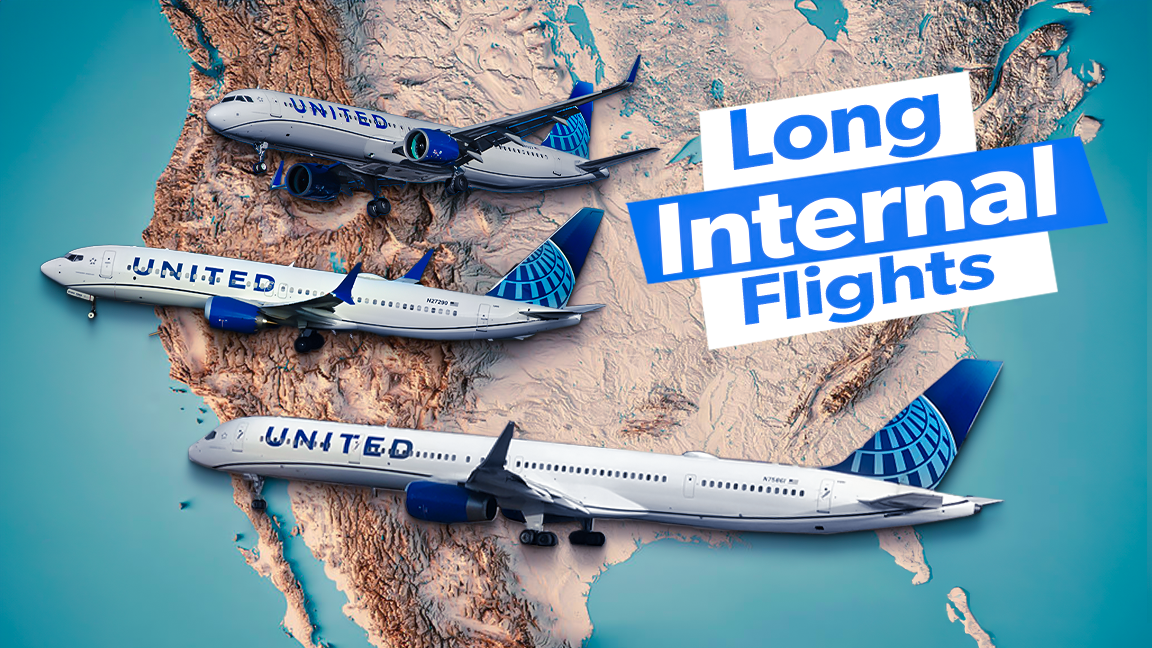 Top 5: These Are United Airlines' Longest Domestic Narrowbody Routes