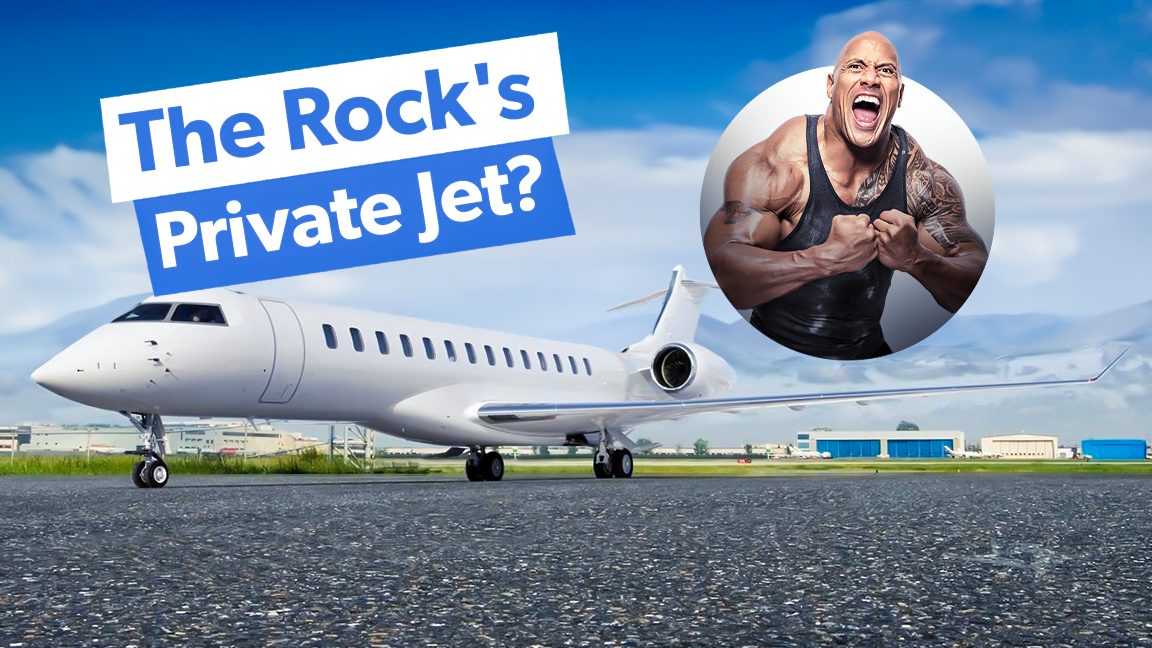 The Rock: A Guide To Dwayne Johnson's Private Jets