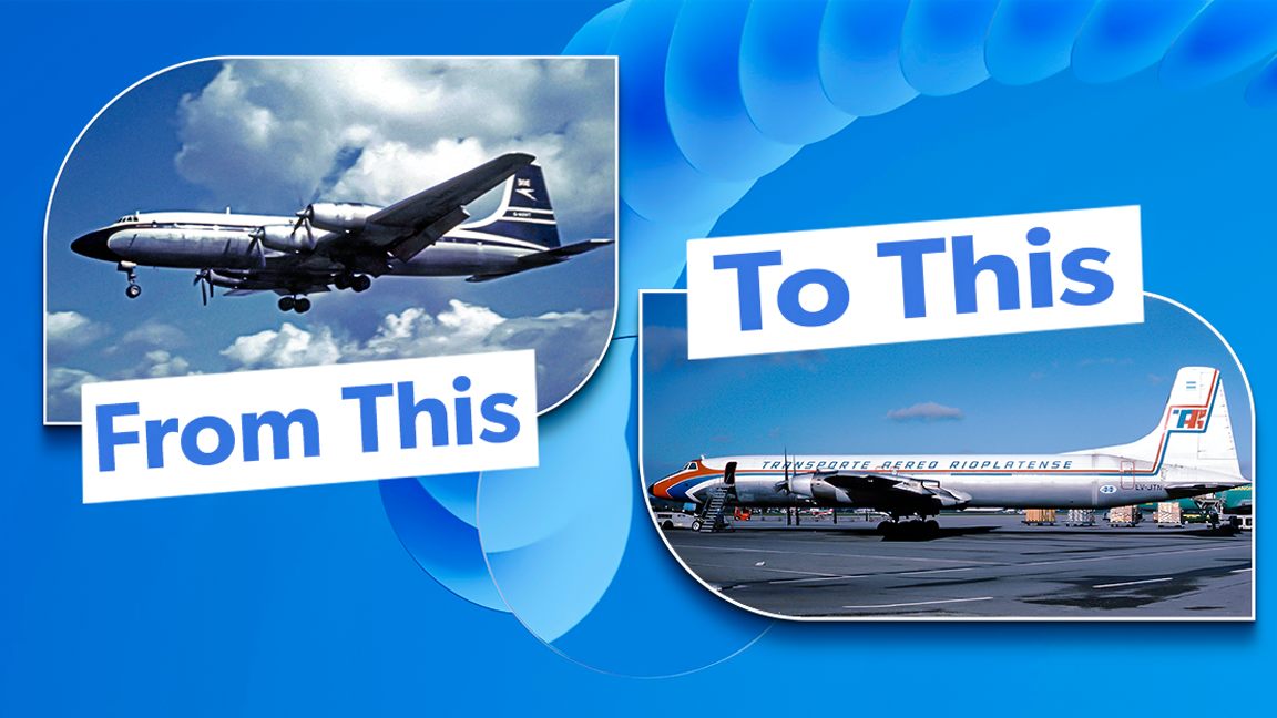 Based On The Bristol Britannia: The Story Of The Canadair CL-44