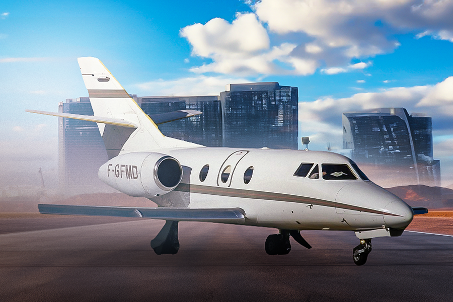 The Fastest Light Private Jet: A Look At The Dassault Falcon 10 Mystère