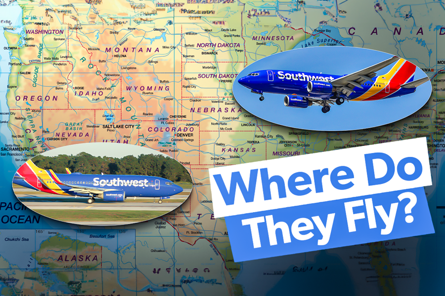Southwest's Boeing 737-700s: What Are The Type's Top Routes At The Carrier?