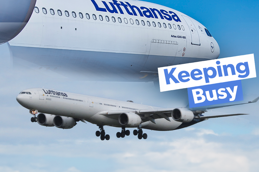 Top 5: These Are The Airbus A340-600's Busiest Routes At Lufthansa