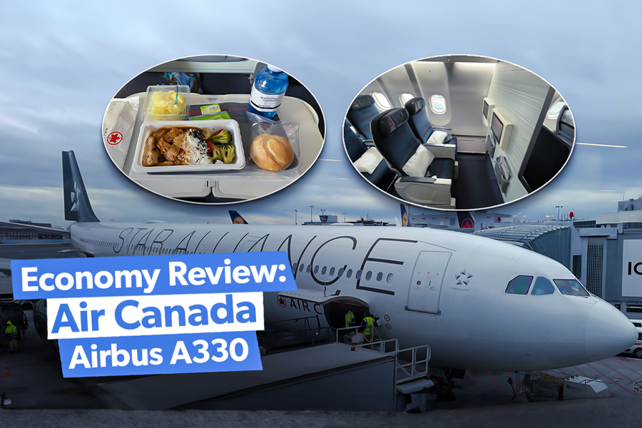 Flight Review: Air Canada's Airbus A330 Economy Cabin To Montreal