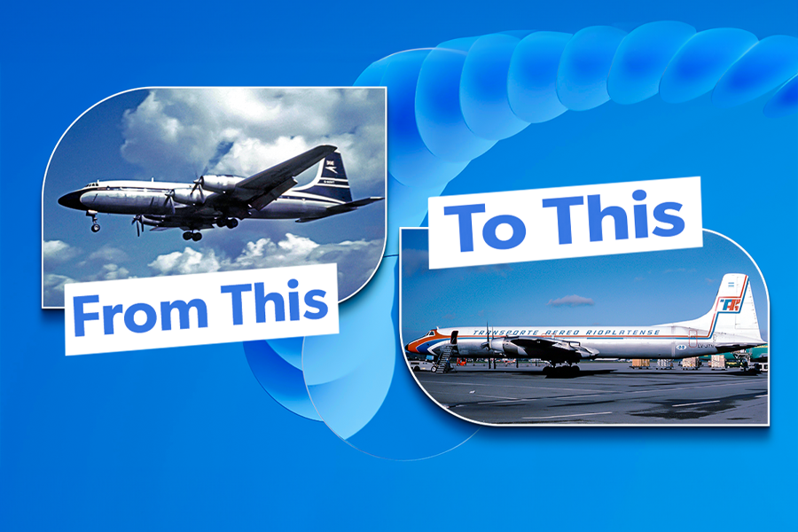 Based On The Bristol Britannia: The Story Of The Canadair CL-44