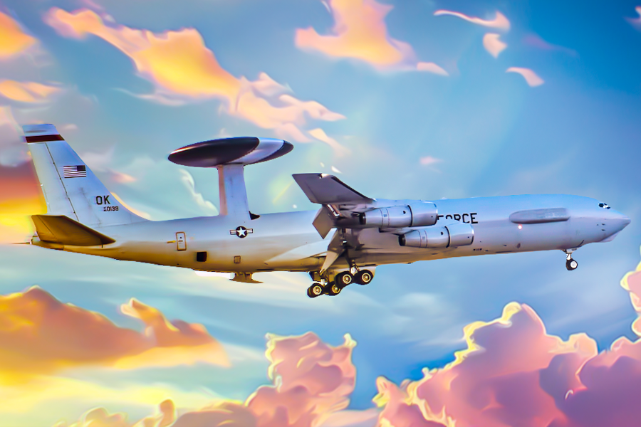 What You Need To Know About The USAF E-3 Sentry Military Jet Radar