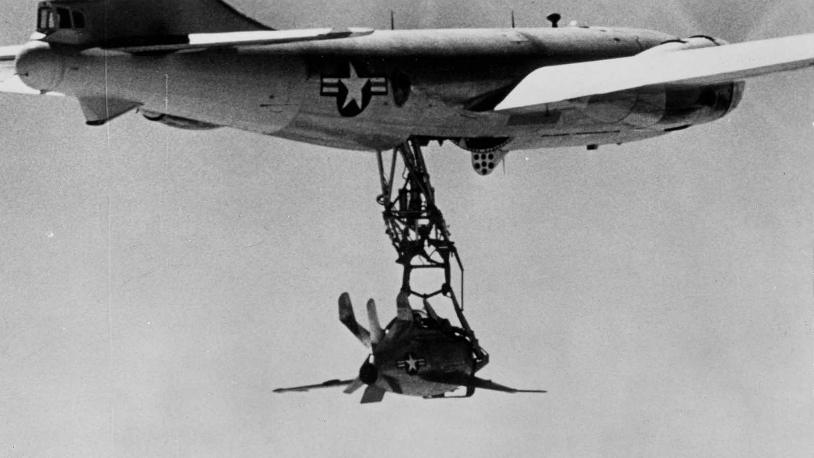B-36 carrying a McDonnell Douglas XF-85 Goblin