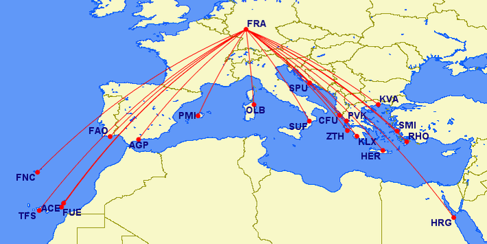 Condor Destinations Map All The Routes On Which Condor Will Debut Airbus A320neo & A321neo This ...