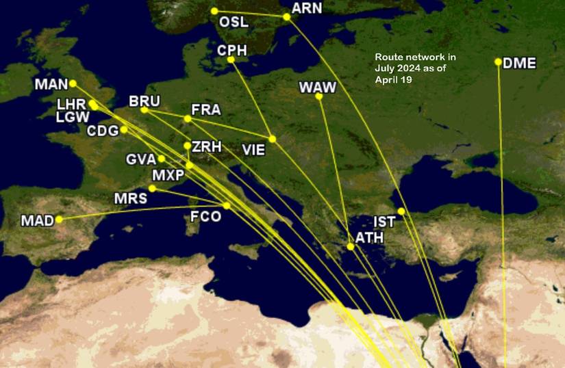 Europe. Flight Routing Ethiopian Airlines’ New Boeing 737 MAX European Route Has No 5th ...