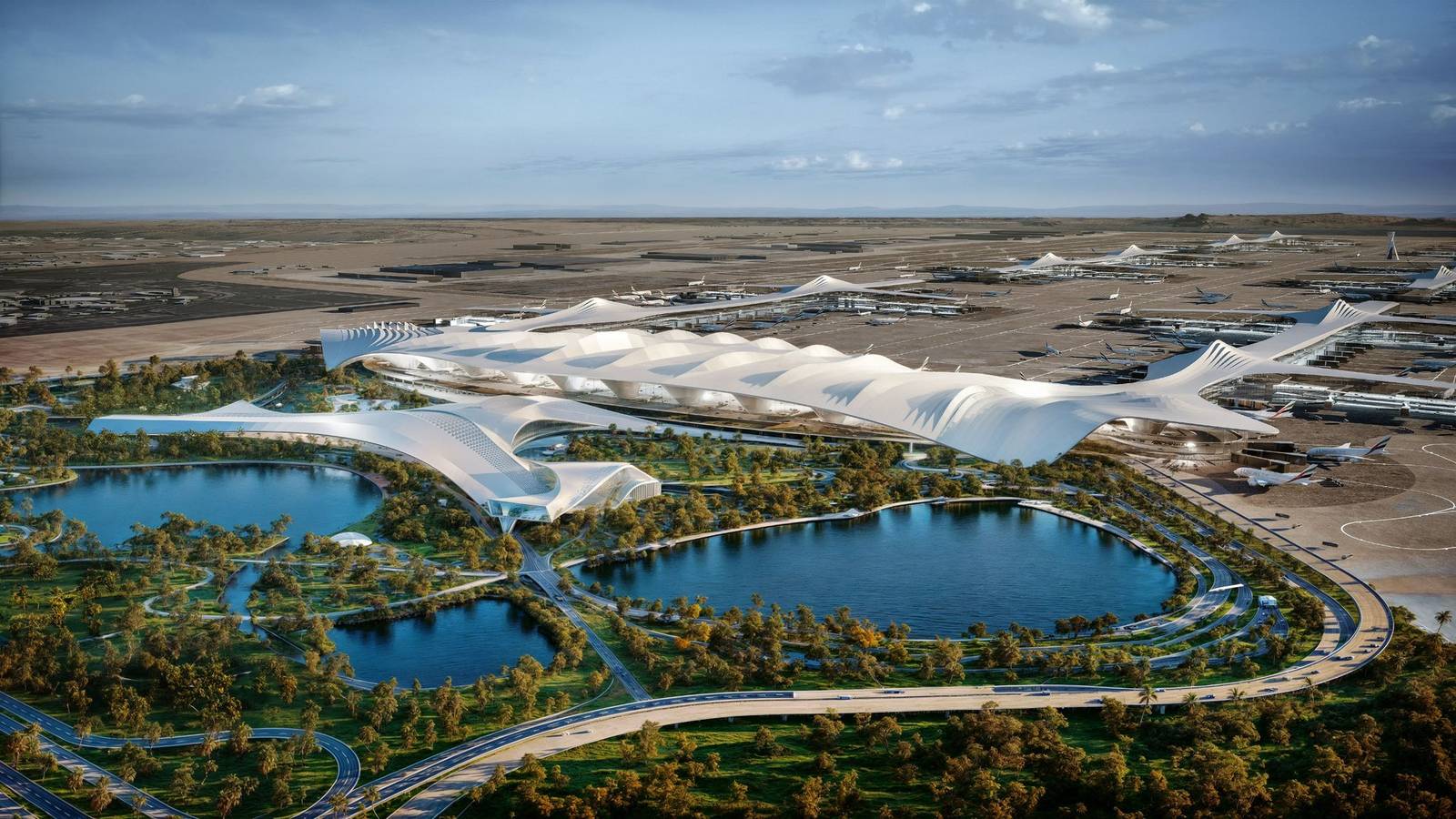 Dubai's Ruler Approves Final Designs For Massive $35 Billion New Airport
