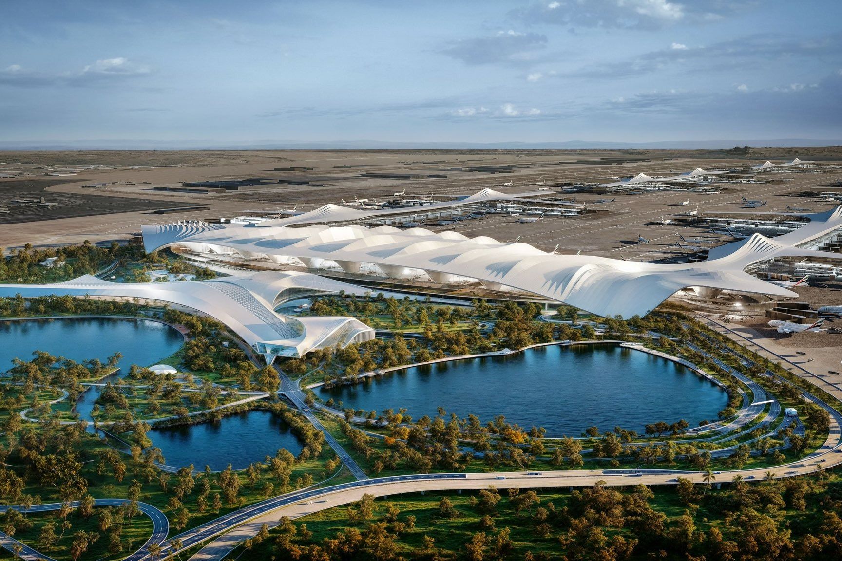 Dubai's Ruler Approves Final Designs For Massive $35 Billion New Airport