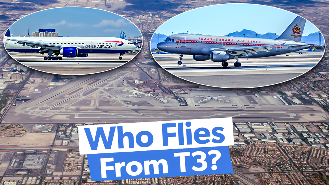 These Are The Airlines That Fly From Las Vegas Harry Reid International Airport's Terminal 3