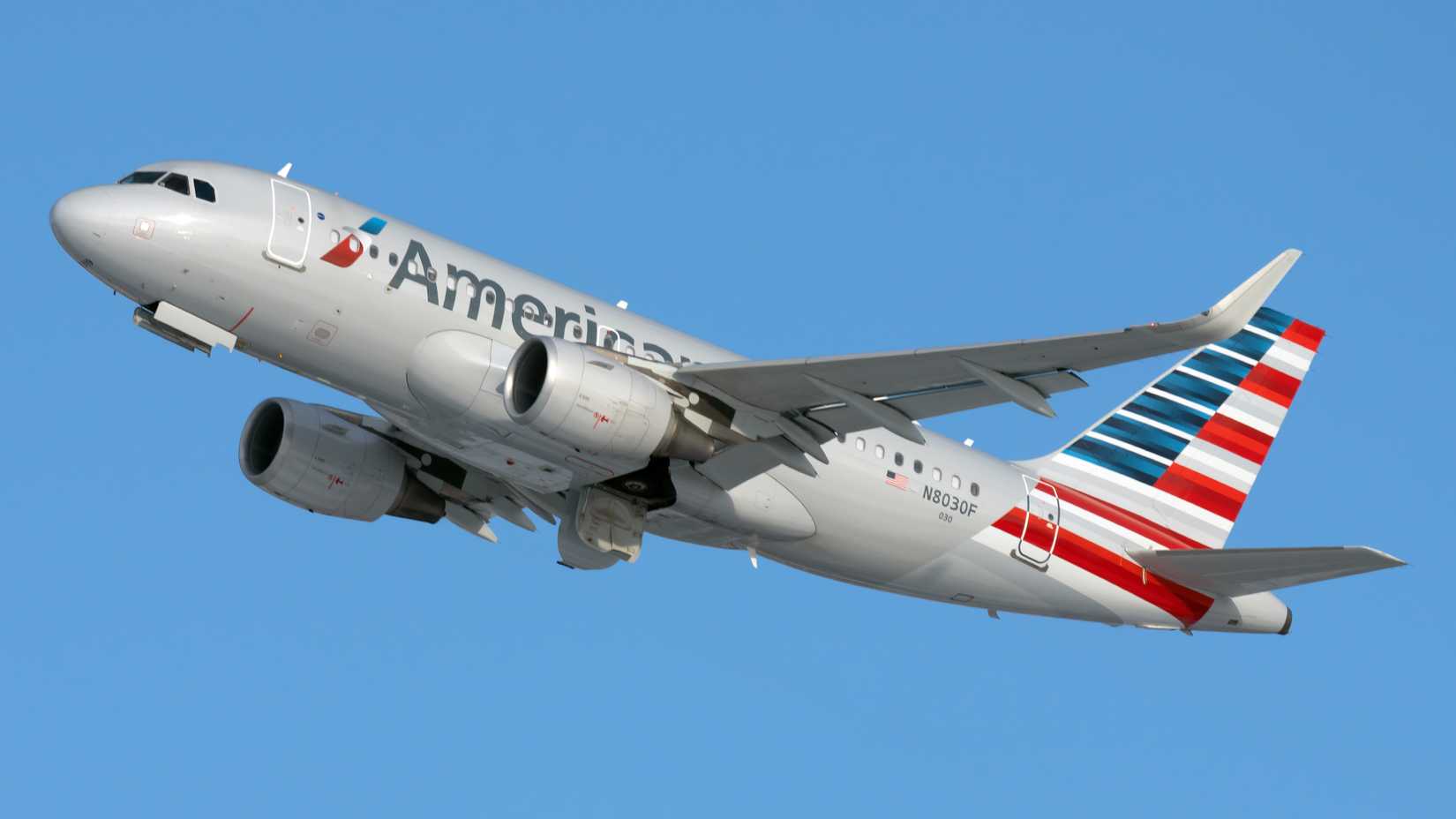 An American Airlines Airbus A319