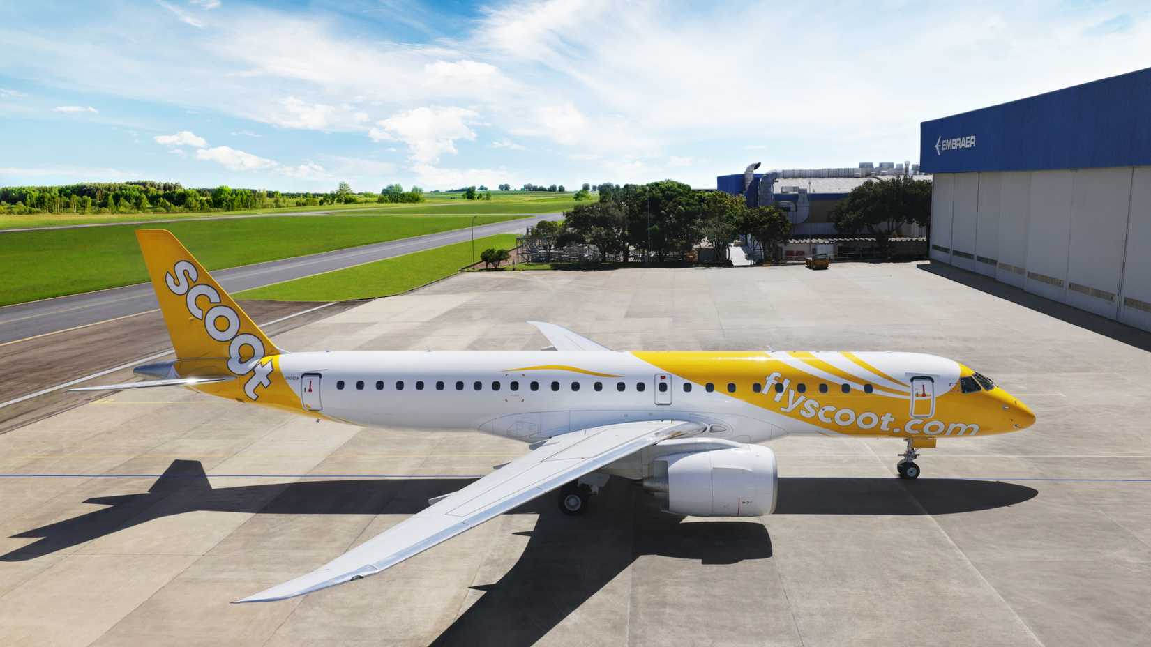 Scoot Embraer E190-E2 Jet 7-Country Magical Mystery Ferry Flight